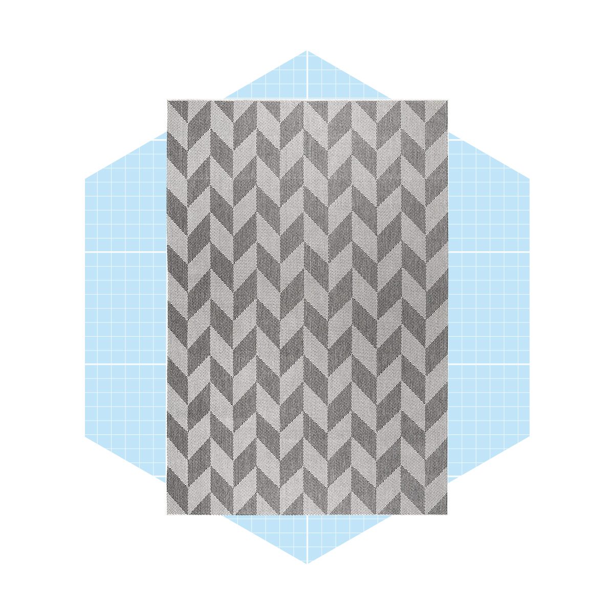 Nicole Miller New York Herringbone Rug