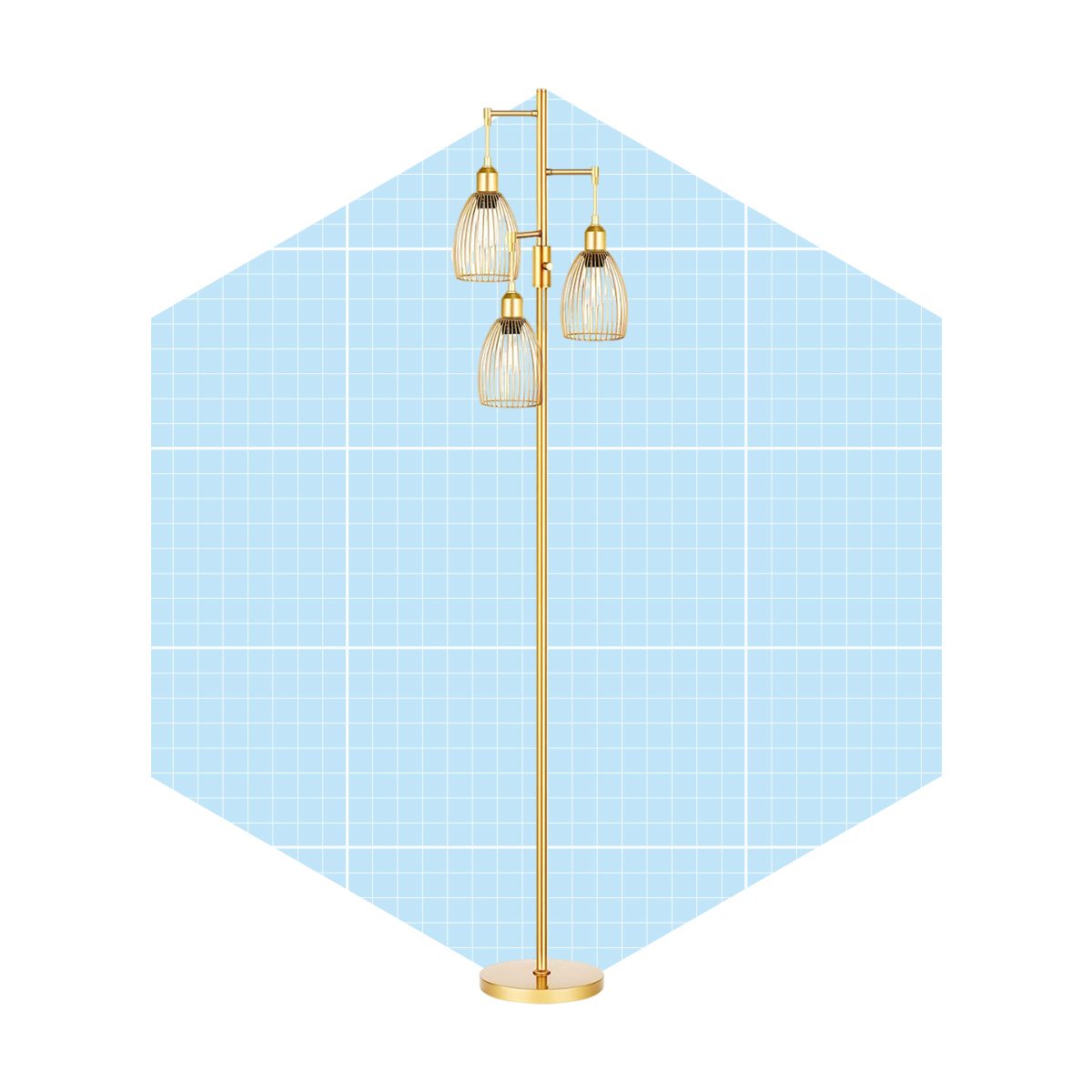 Torondo Dimmable Industrial Floor Lamp