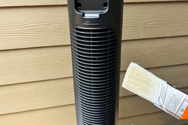 Tower Fan and Paintbrush