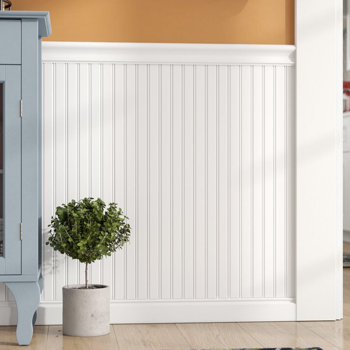 Wall Paneling With Trim