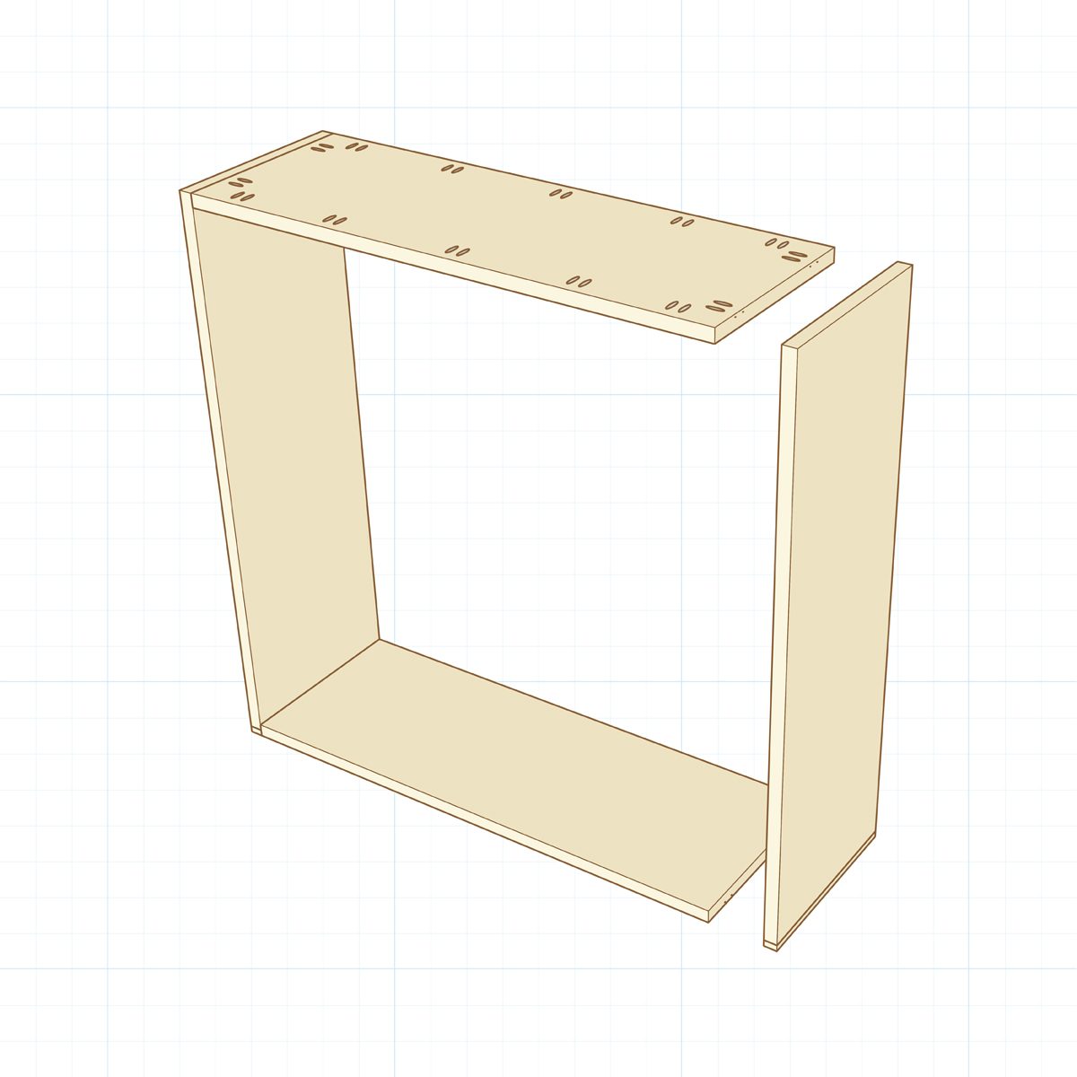 Bookcase Step 3