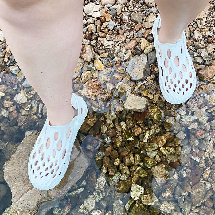 Merrell Hydro Mocs walking into water