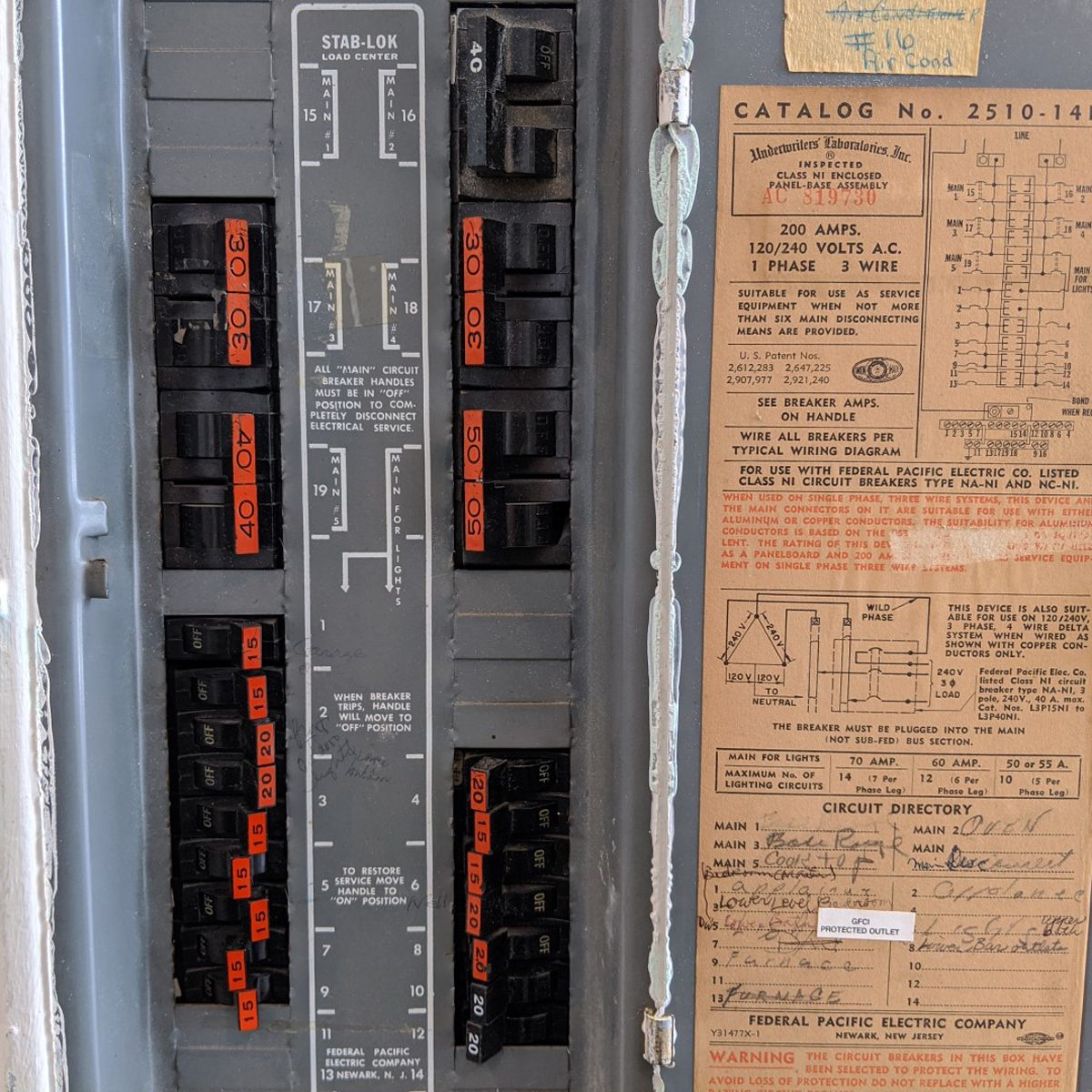 Fh23ono 628 53 Fpe Stab Lok Panel