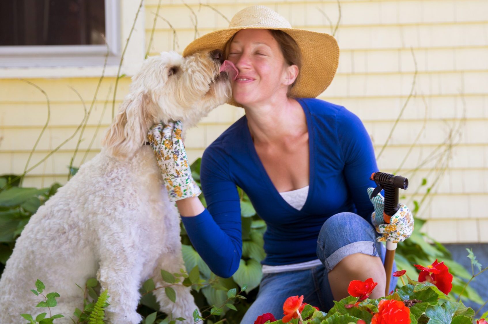 Woman and her Dog