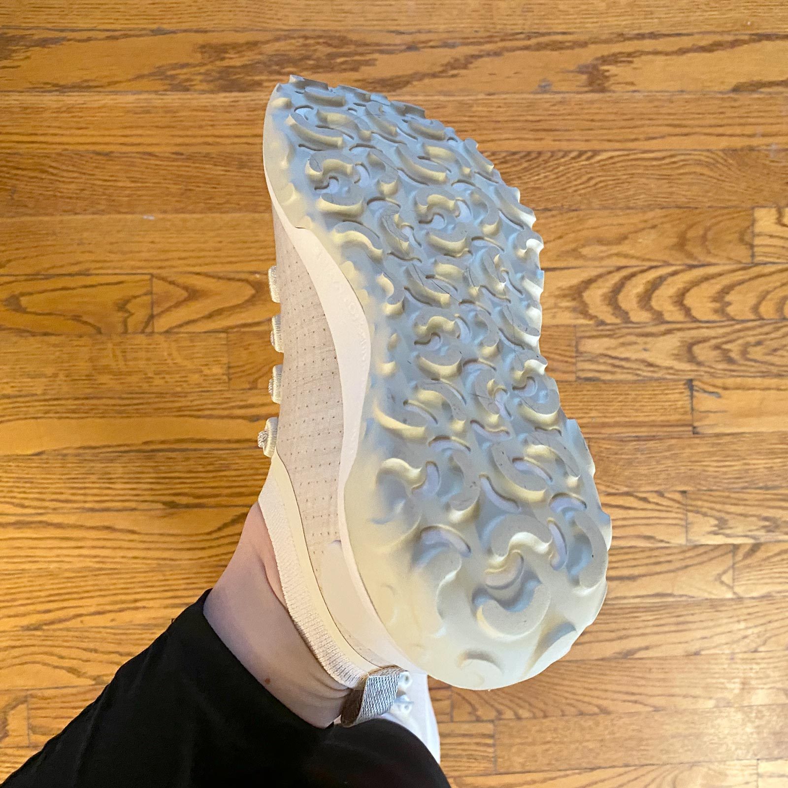 bottom of Allbirds Trail Runner shoe