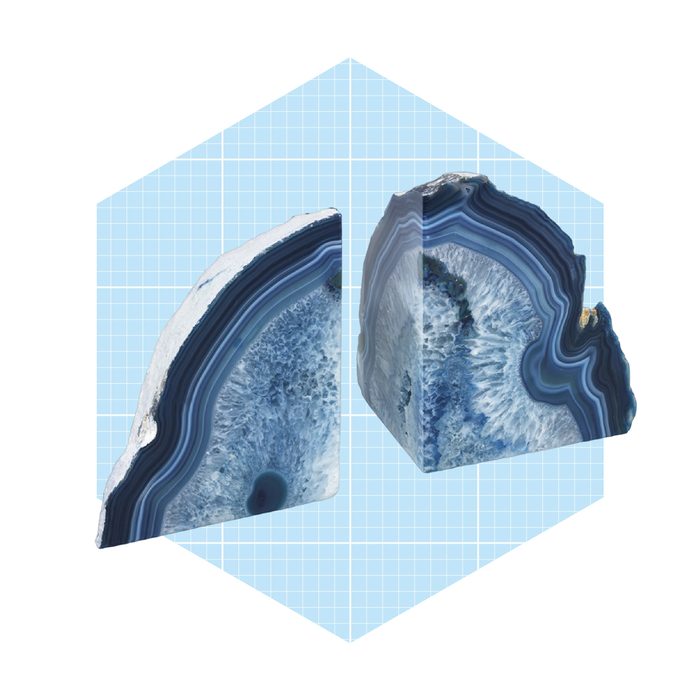 Agate Bookends
