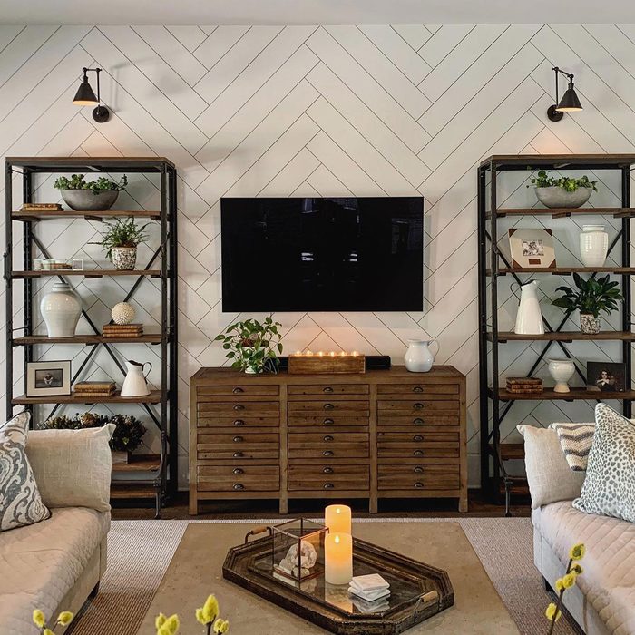 Herringbone Accent Wall