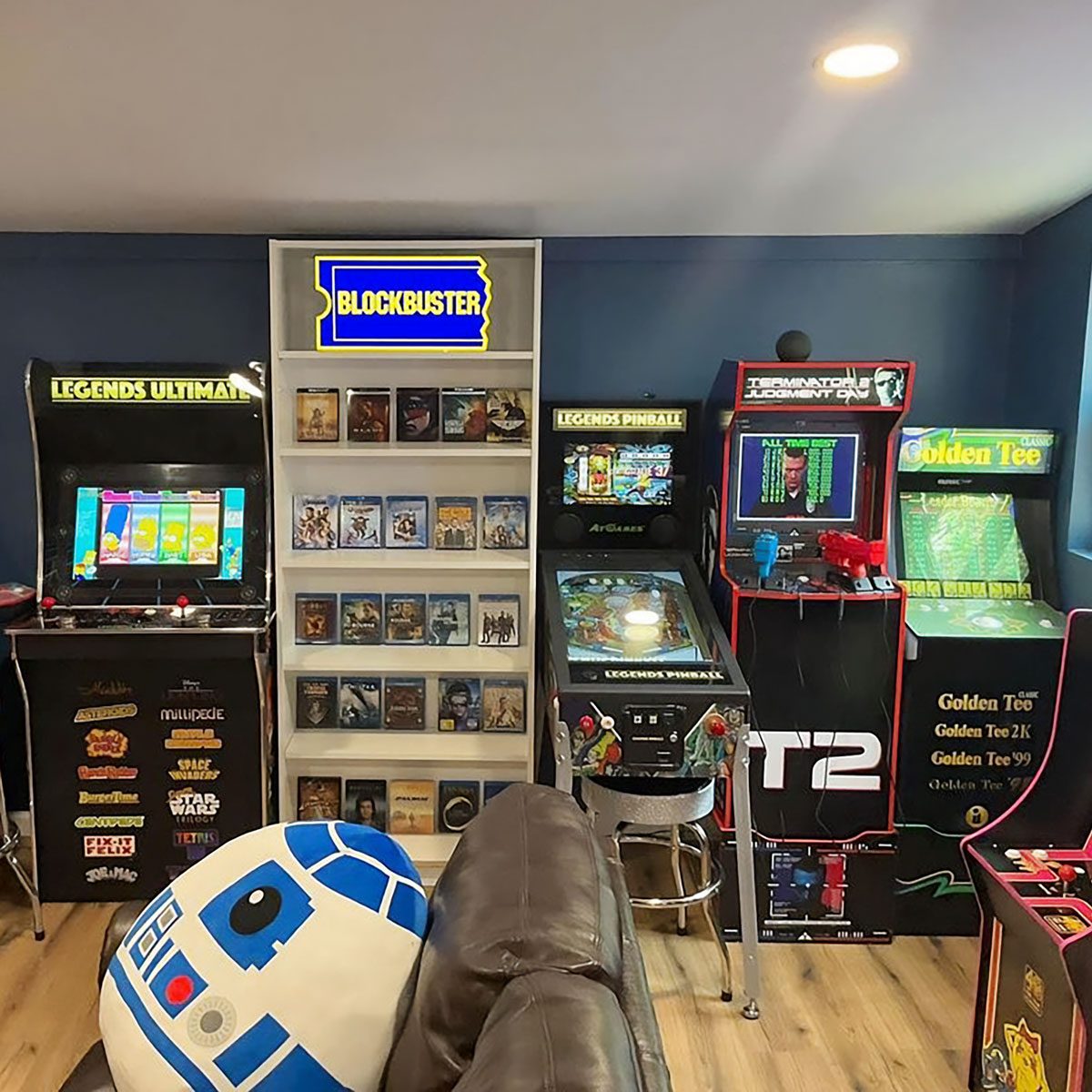 Old School Arcade Games in Arcade Shed
