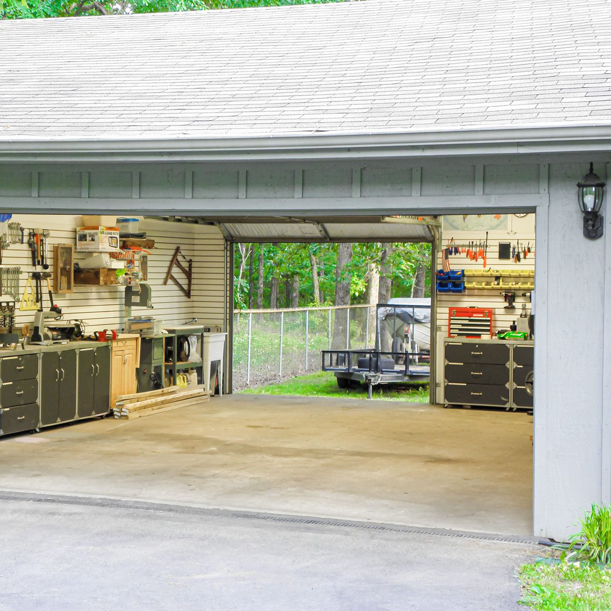 Pull Through Garage