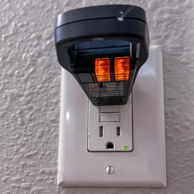 Gfci Test Lights On From Below