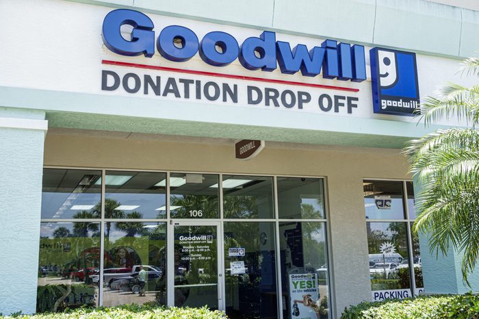 Bonita Springs, Florida, Goodwill Donation Drop Off entrance