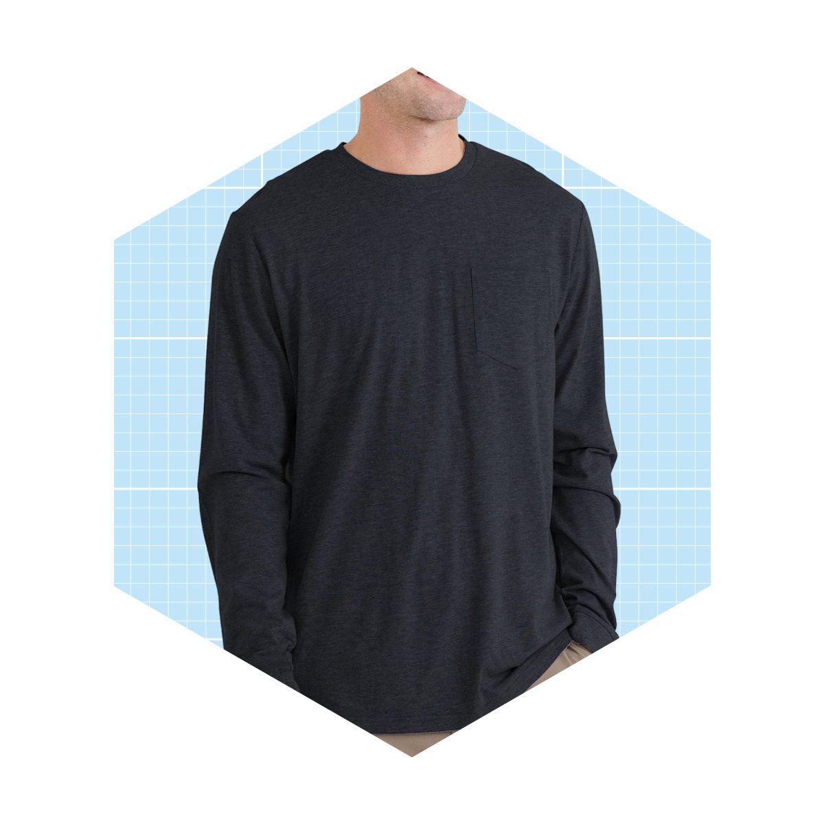 Men's Bamboo Heritage Pocket Long Sleeve