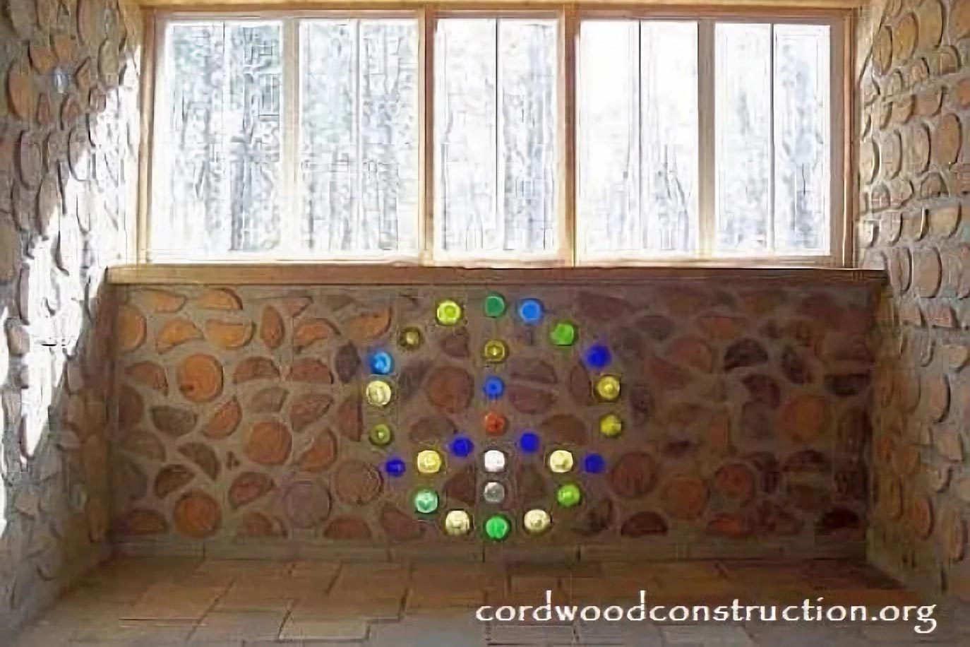 Peace Sign Cordwood With Logo 