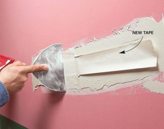 Replace Lifting Tape On Wall