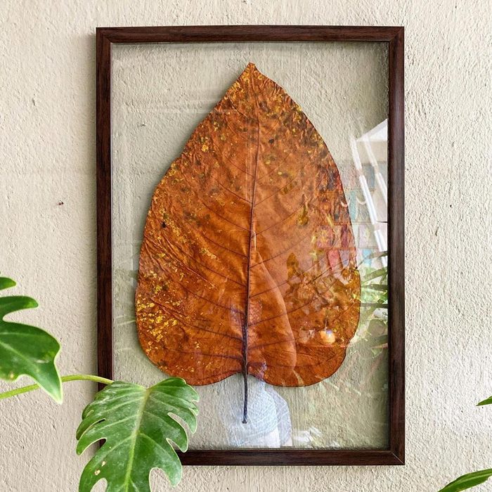 Pressed Leaf Art