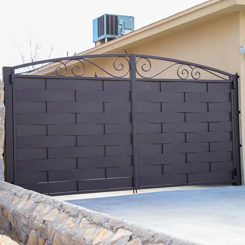 Aluminium Basket Weave Gate Courtesy Epicironworks Instagram