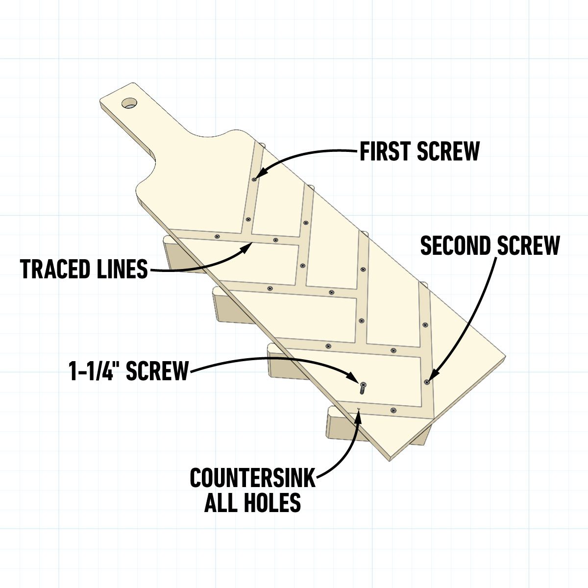 Attach The Rack To The Backboard