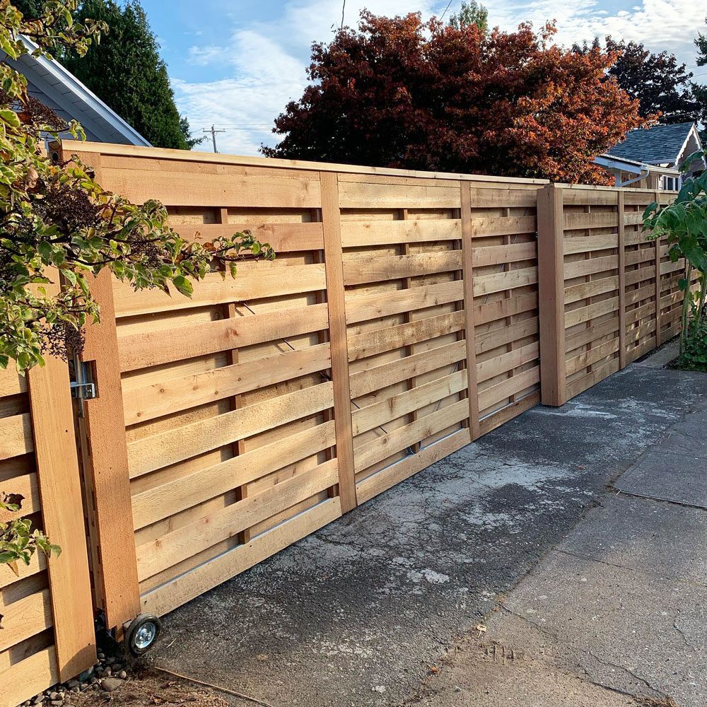 Camoflauge Cedar Gate Courtesy Cascadefenceanddeck Instagram