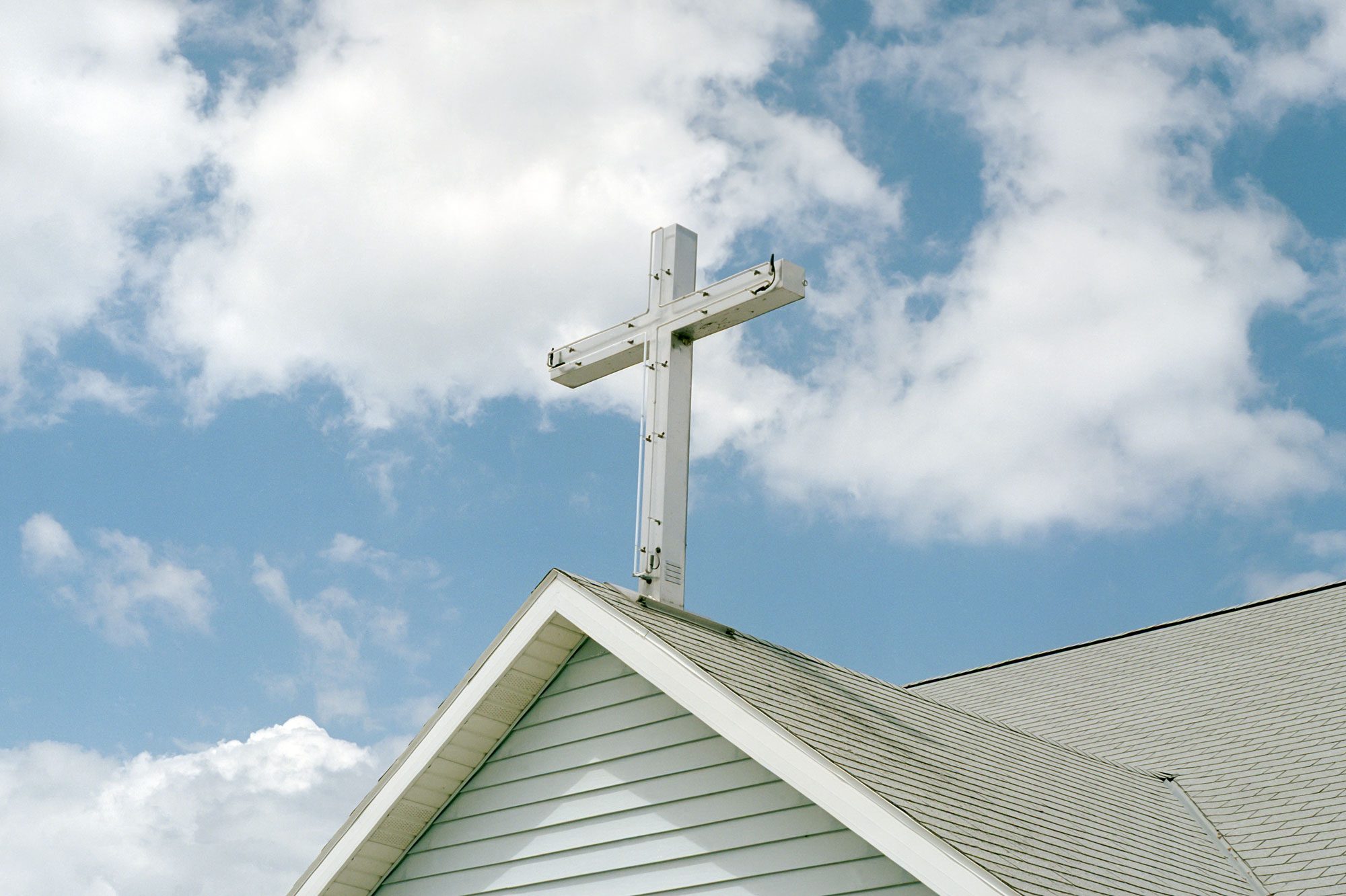 Cross On Top Of A Church