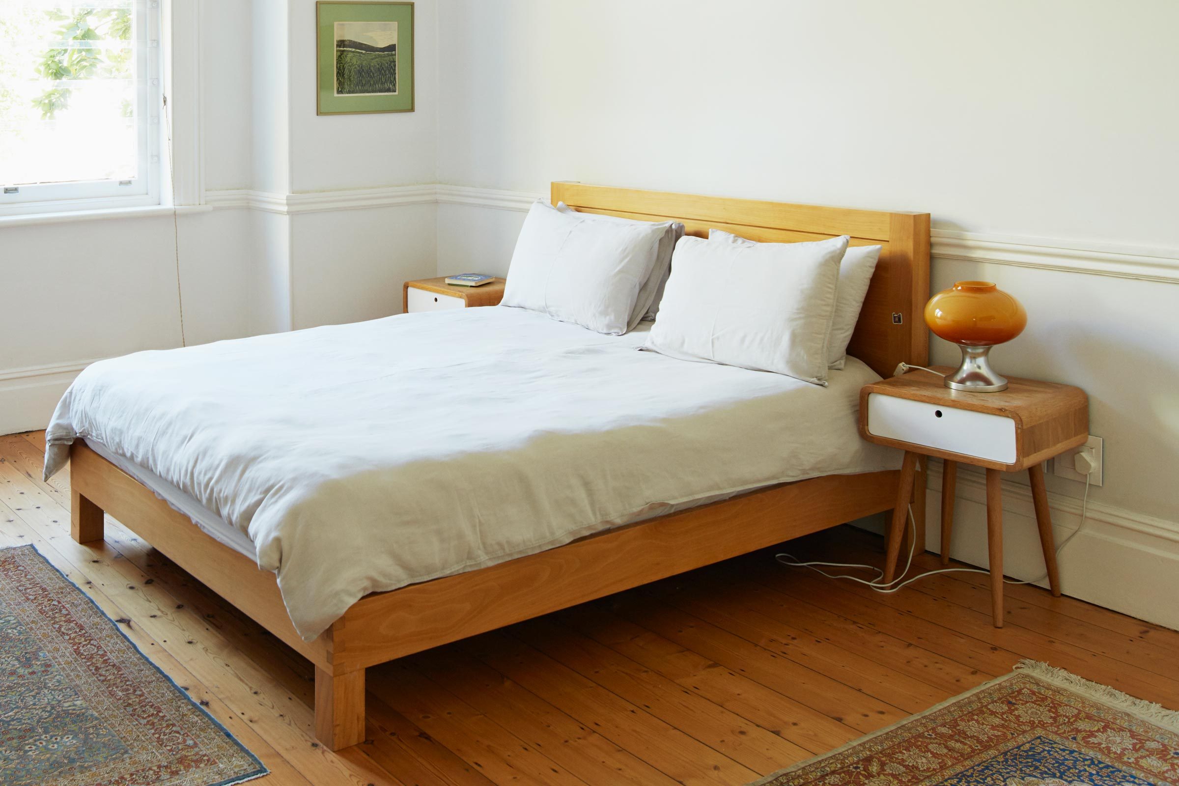 Interior of bedroom at home