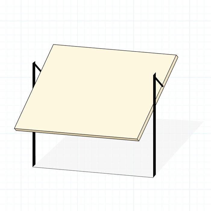 Tilt Up Capony Garage Door Graphic