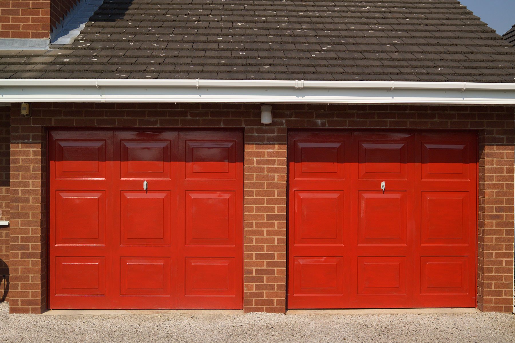 Red Garage Door