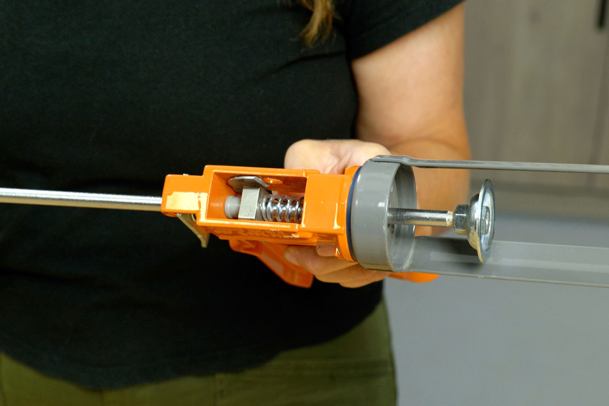 Caulk Interior Trim grab a caulk gun