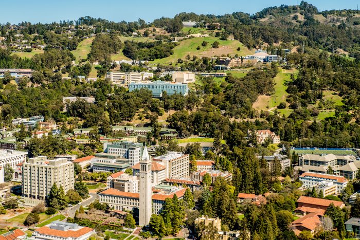 Drone Shot Of Berkeley, California