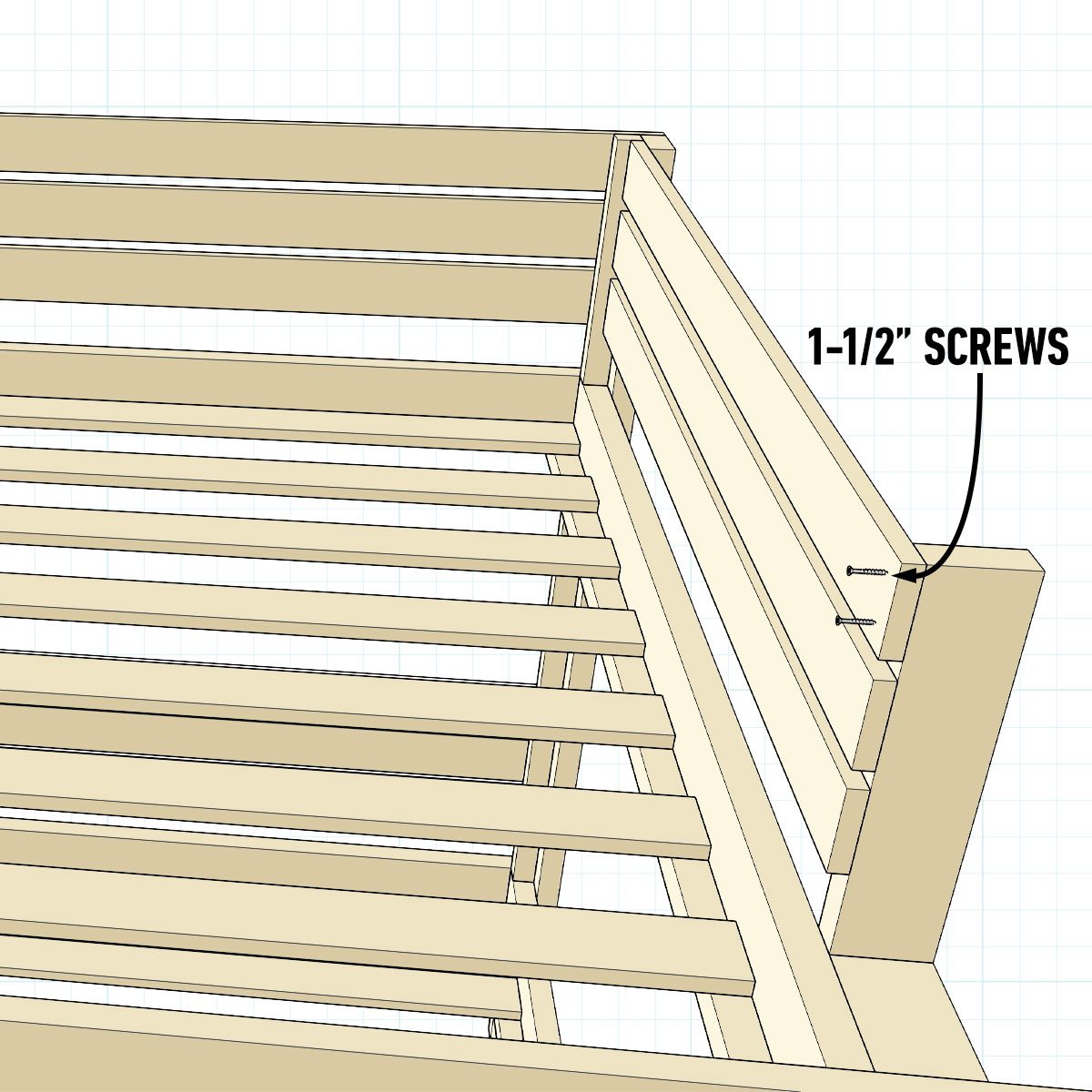 How To Build Bunk Beds Step 10