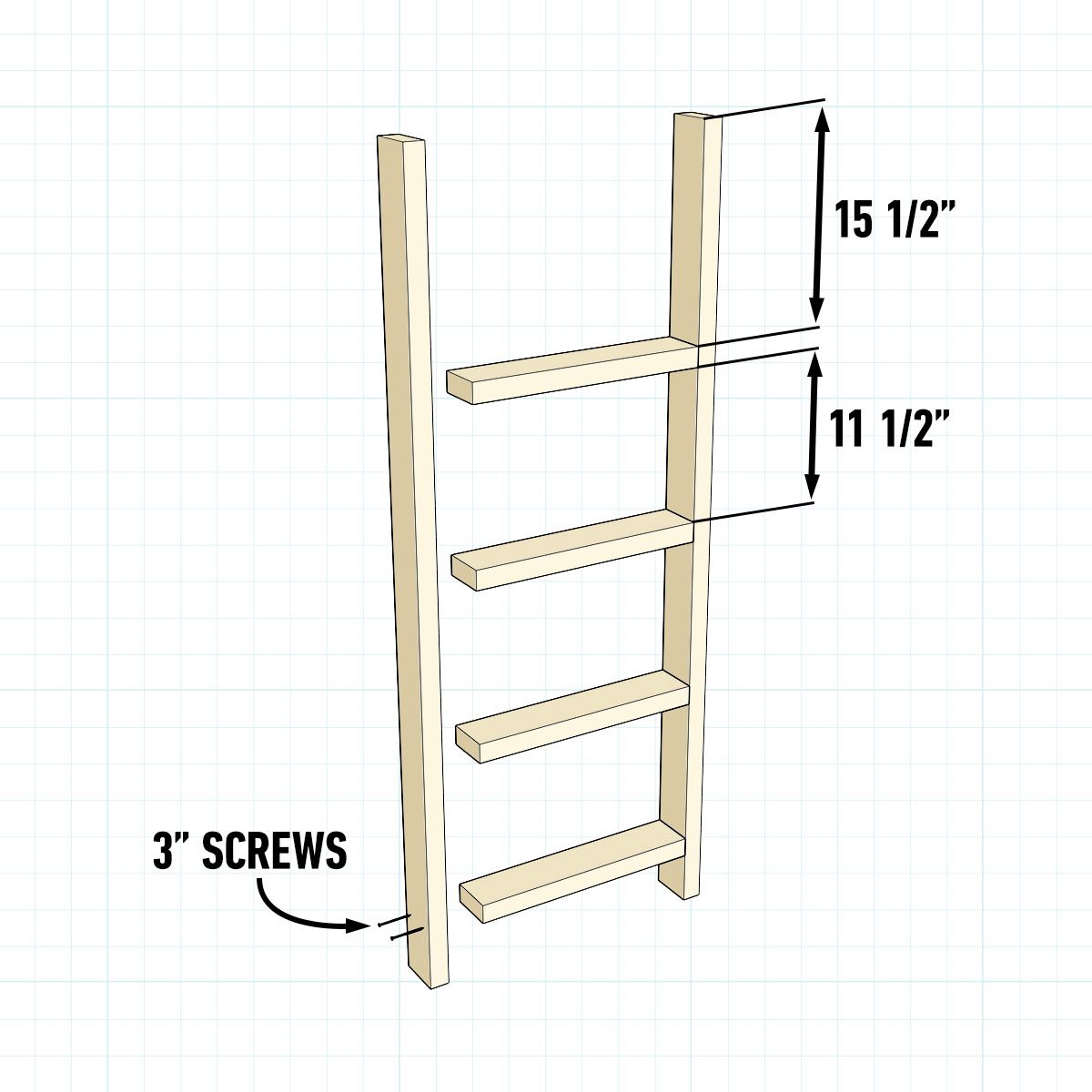 How To Build Bunk Beds Step 4