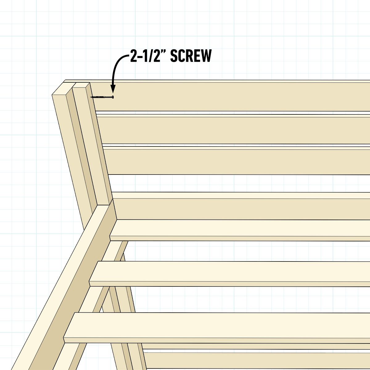 How To Build Bunk Beds Step 8