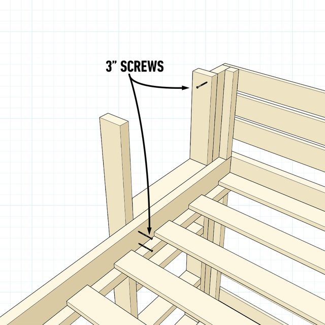 How To Build Bunk Beds Step 9