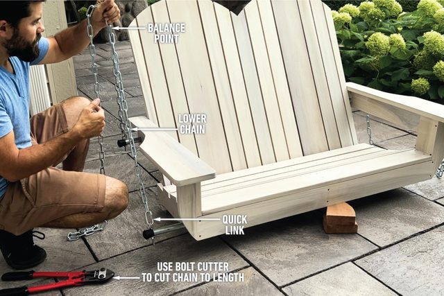 How To Hang A Porch Swing Porch swing chains