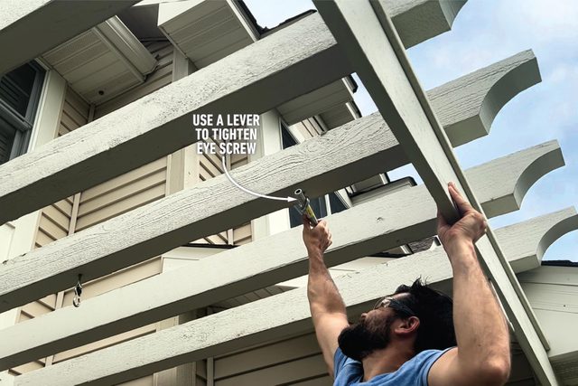 How To Hang A Porch Swing Porch swing eye bolts