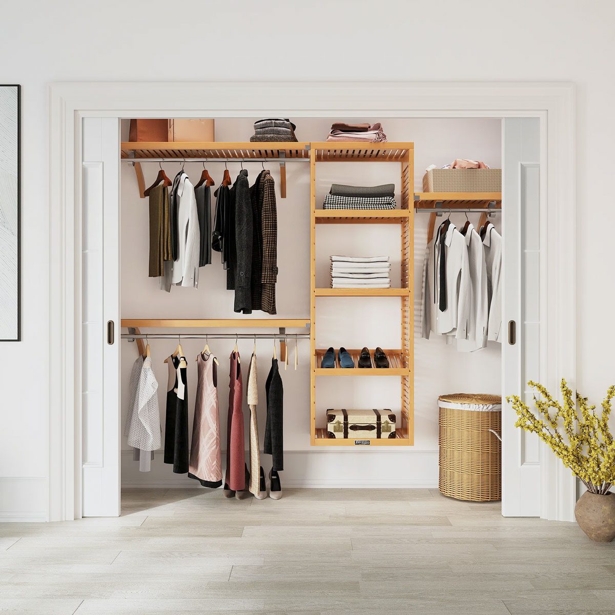 John Louis Home Premier 96' W Closet System Reach In Sets