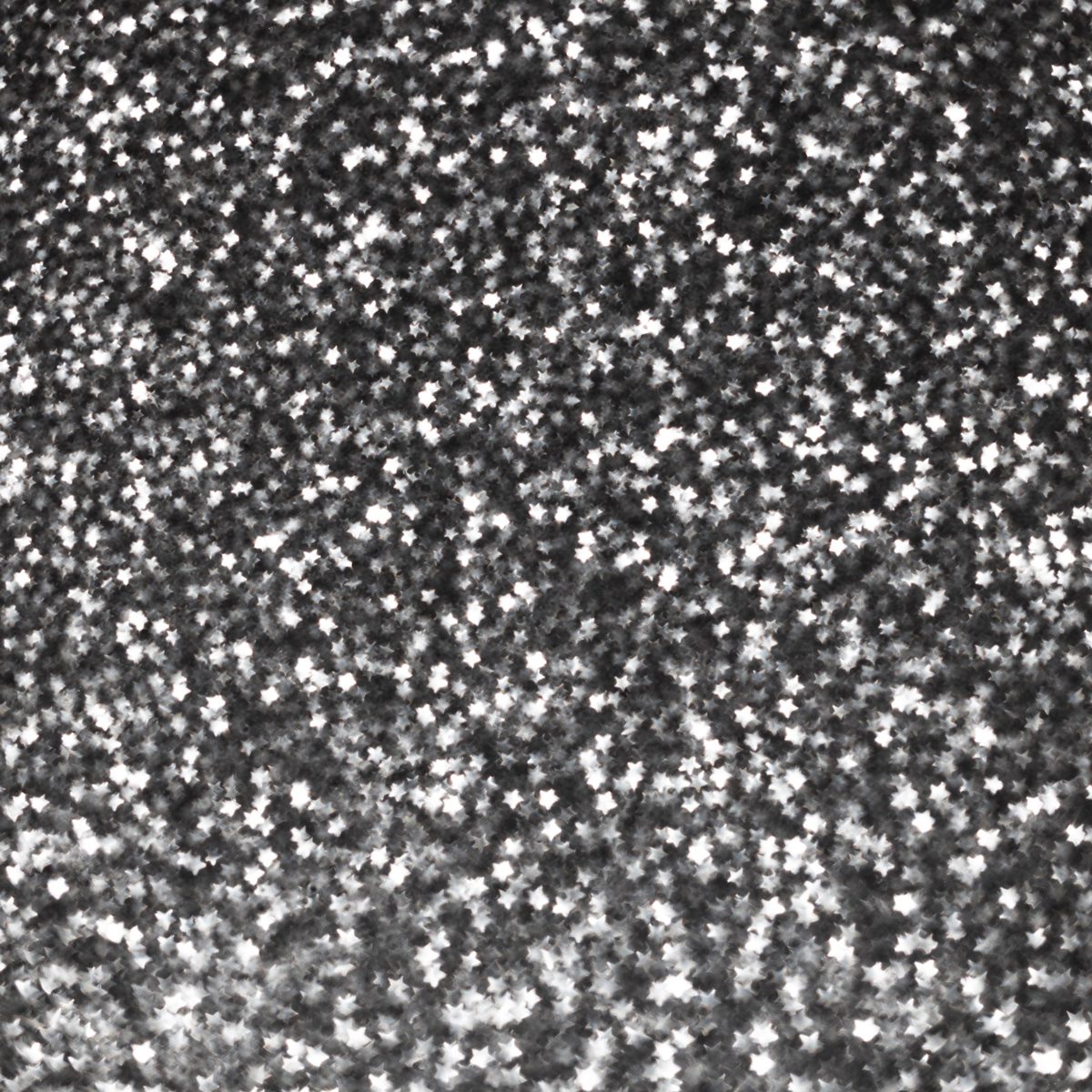 Metallic Silver Sparkling Glitter Stars Epoxy Background