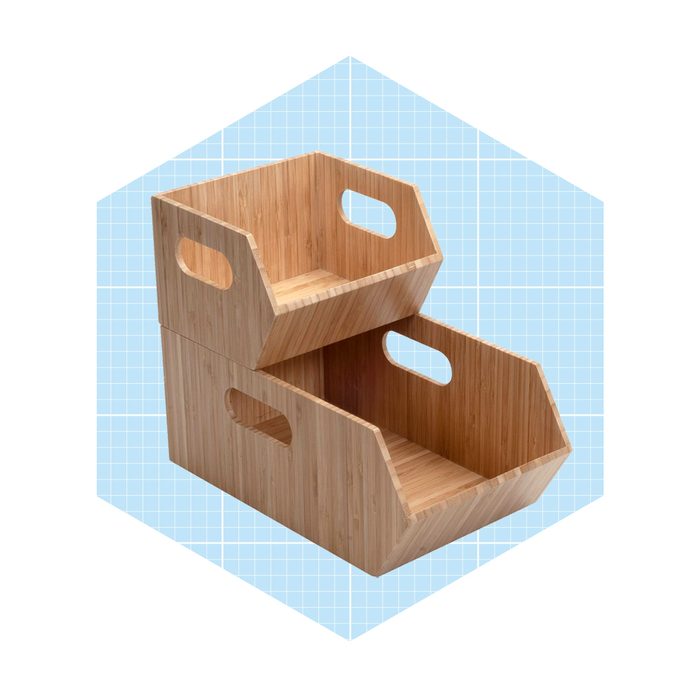 Mobilevision Bamboo Storage Bins