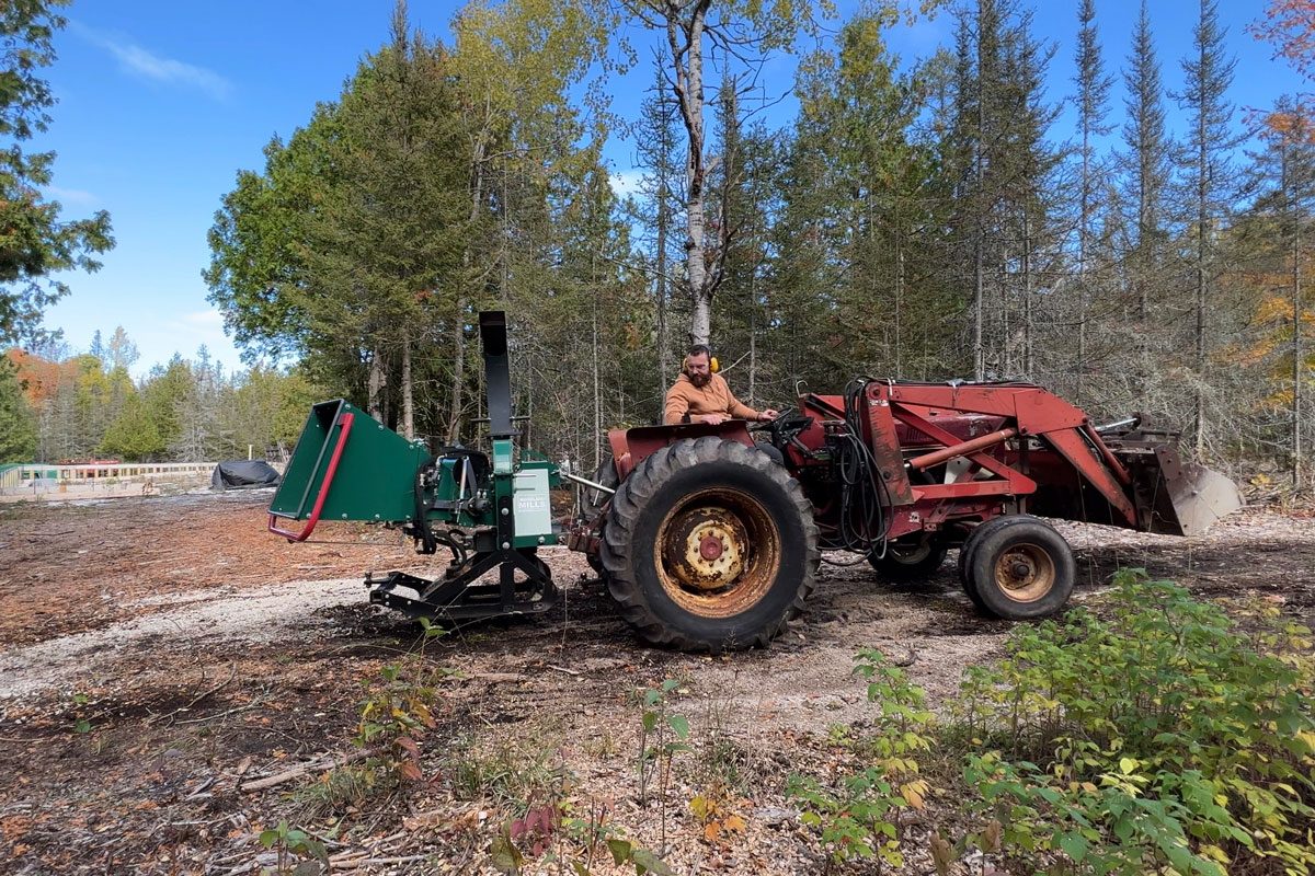 Move Tractor To Flat Area