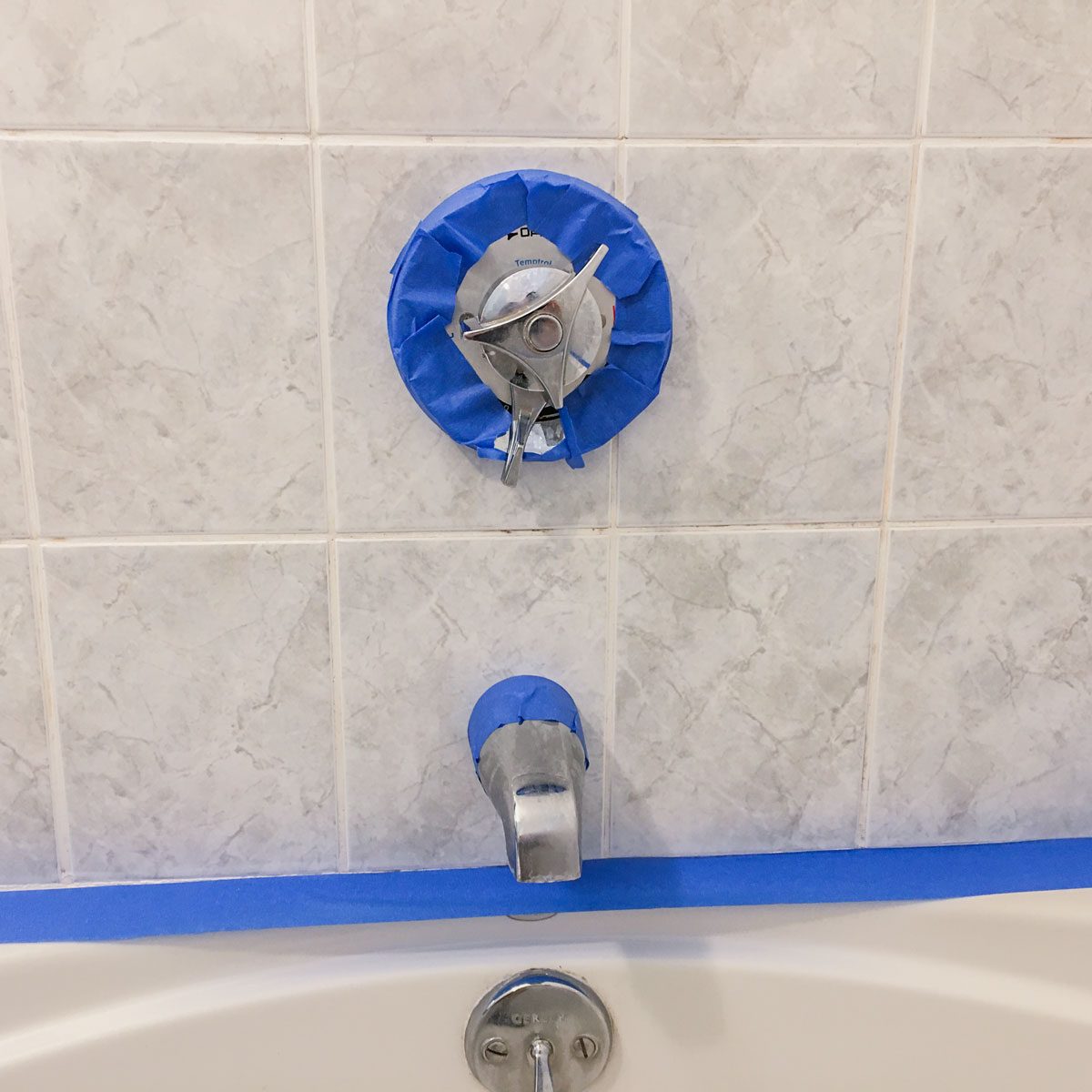 Tape the surrounding areas