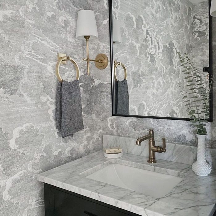 8 Black And White Bathroom Decor Ideas Black And White Powder Room Courtesy @amberldesign Instagram1