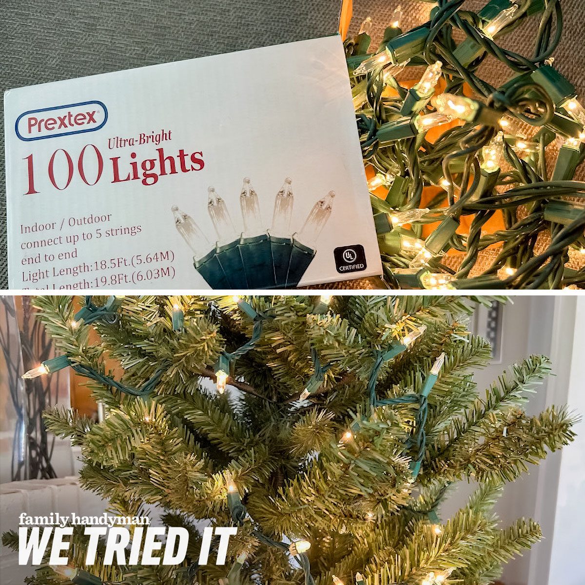 FHM We Tried It Prextex Warm White Twinkle Lights