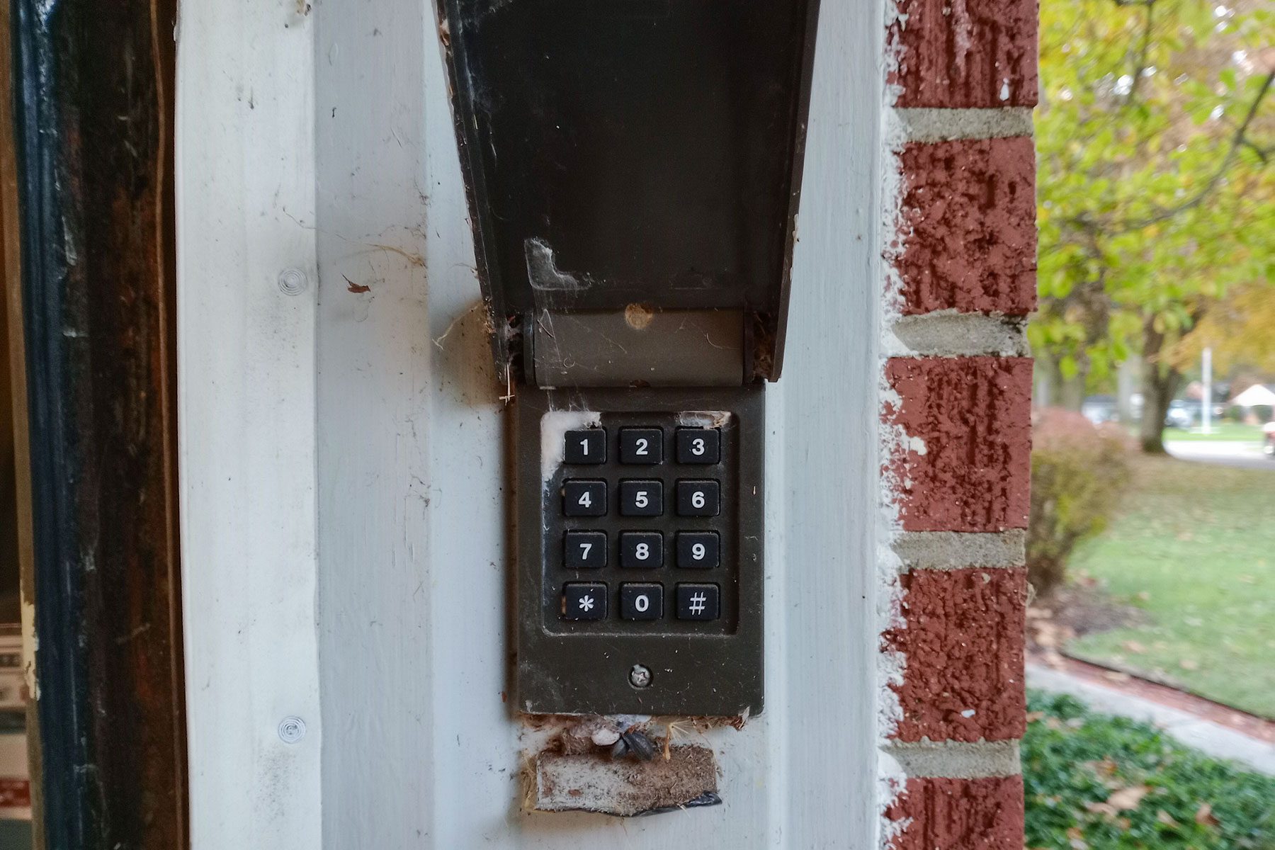 Number Pad on the wall