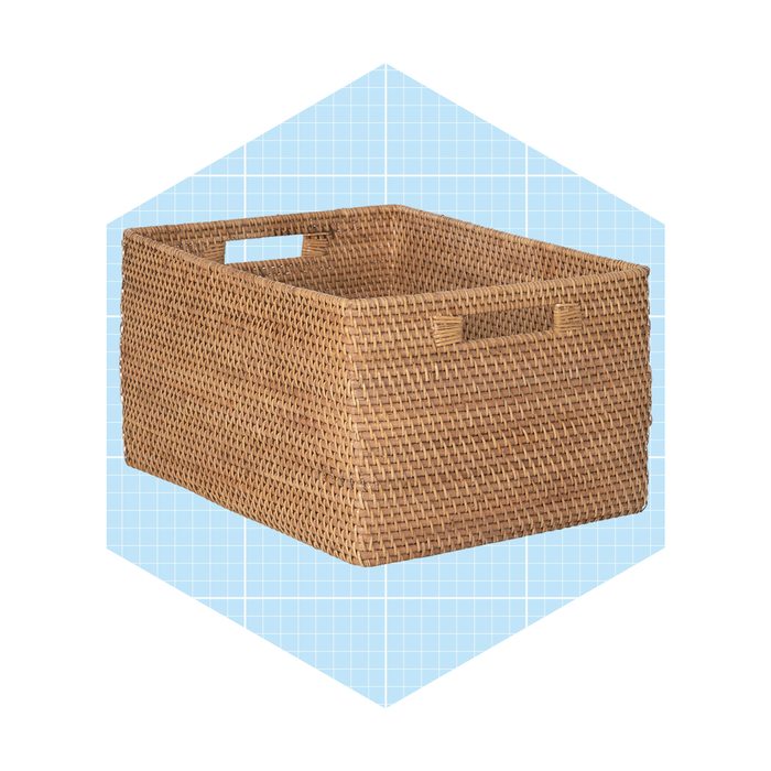Handwoven Rattan Basket
