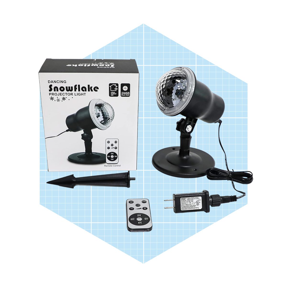 Holiday Snow Projector With Wireless Remote Control