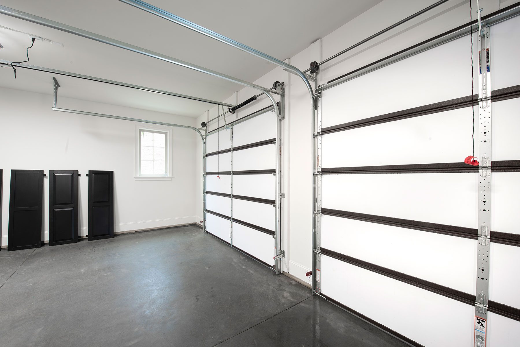 White Garage Door