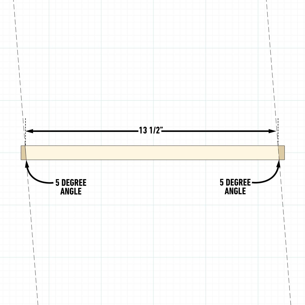 How To Build A Painting Bench Bevel The Legs