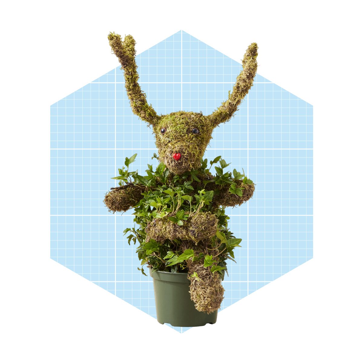 Ivy & Moss Sitting Reindeer Topiary