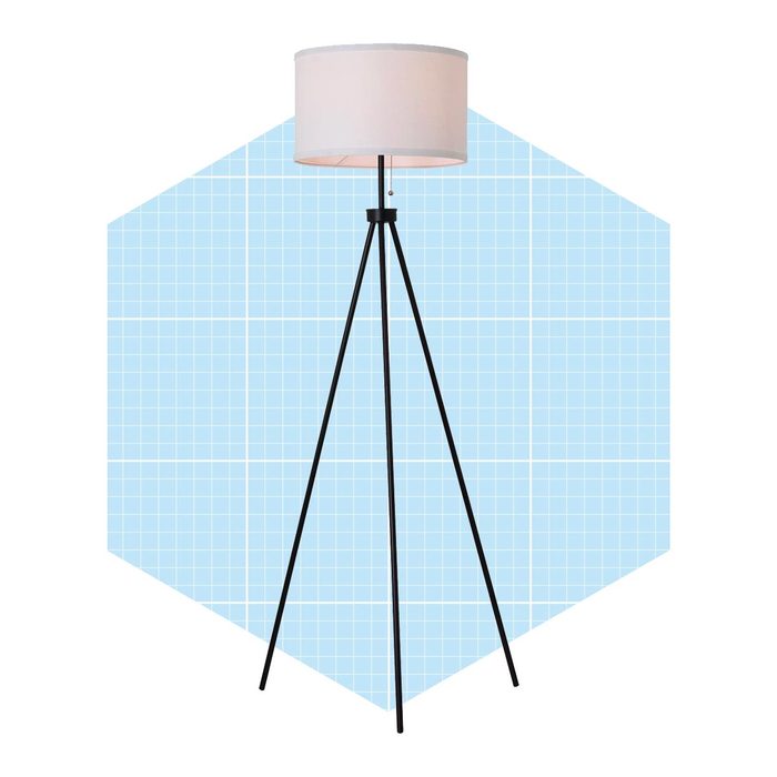 Mainstays Metal Tripod Floor Lamp