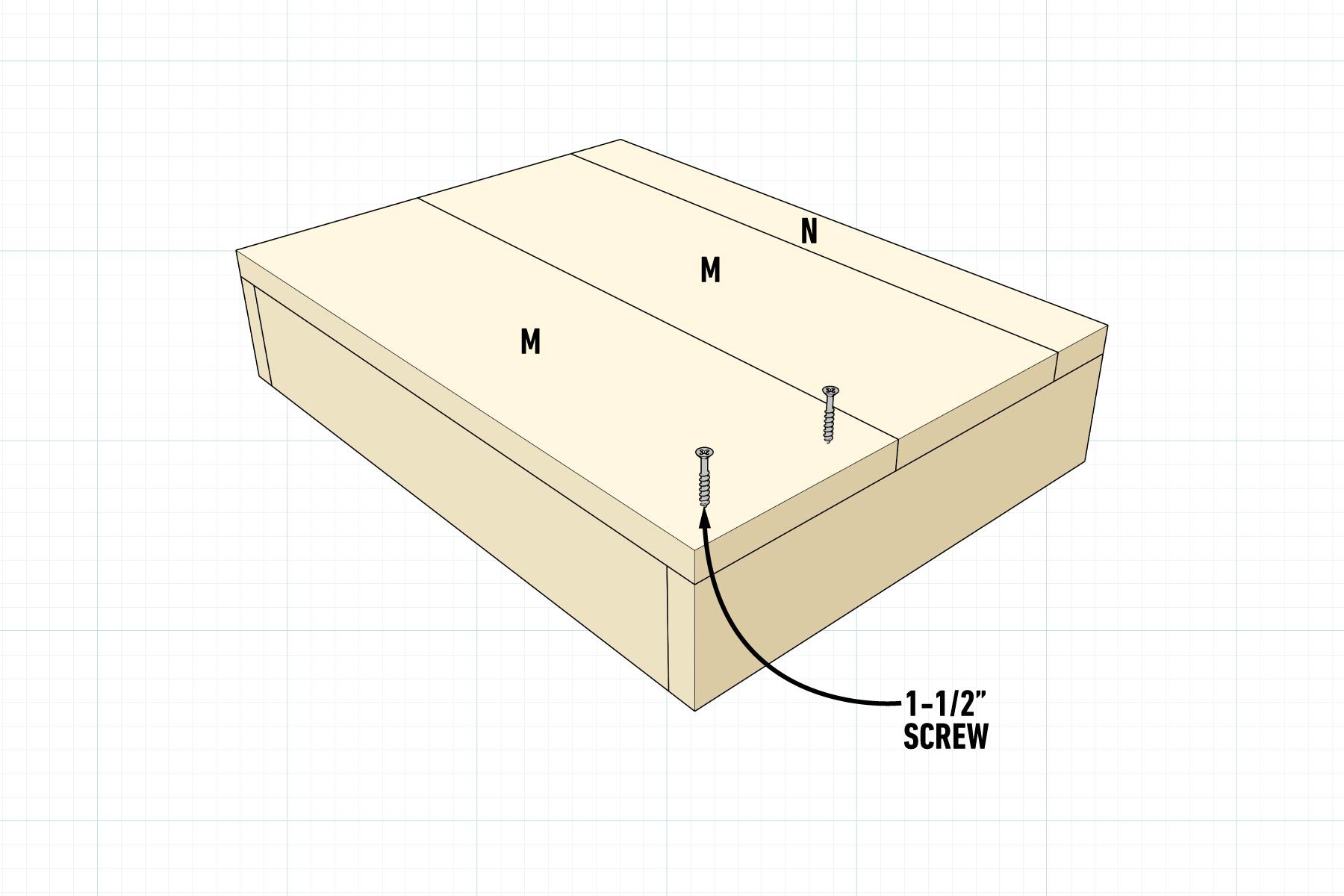 How To Build An Outdoor Dining Cart Attach the drawer bottoms