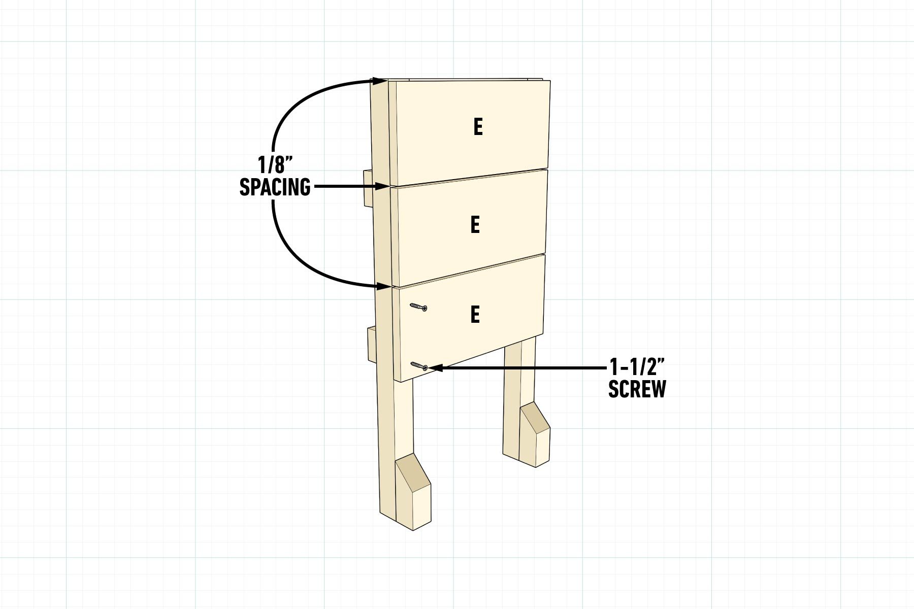 How To Build An Outdoor Dining Cart Clad the sides